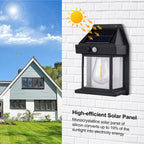 Outdoor Solar Wall Light For Home & Garden