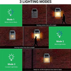 Outdoor Solar Wall Light For Home & Garden