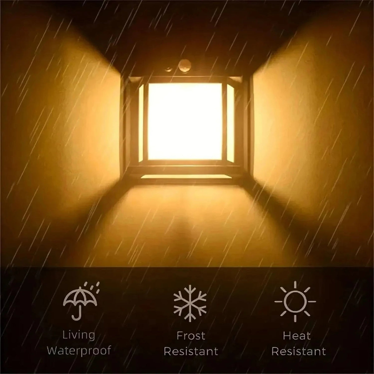 Outdoor Solar Wall Light For Home & Garden
