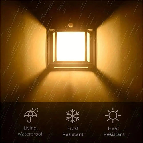Outdoor Solar Wall Light For Home & Garden